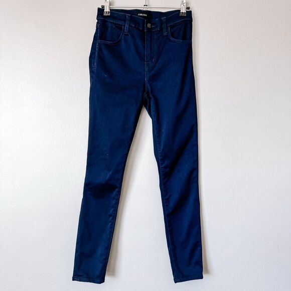 J Brand Navy Blue Skinny Soft Stretch Pant Size 26 - Picture 2 of 9
